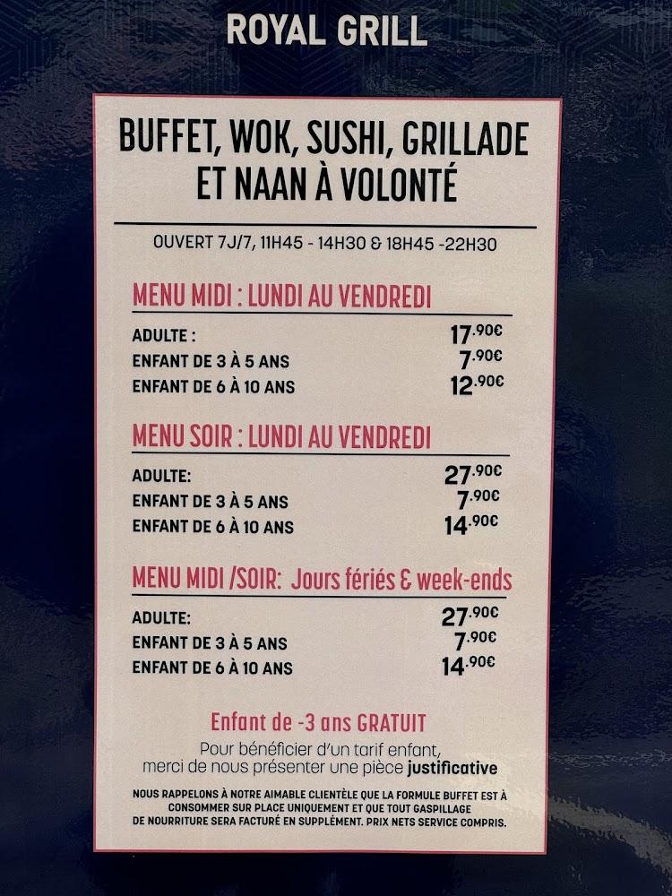 Royal grill - Menu Image 3